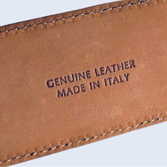 Harold’s Leather Brown Belt Fringe Brown Embossed Tooled Floral Boho Vintage SM - Picture 11 of 11